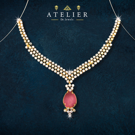 Necklace Set with Zircons