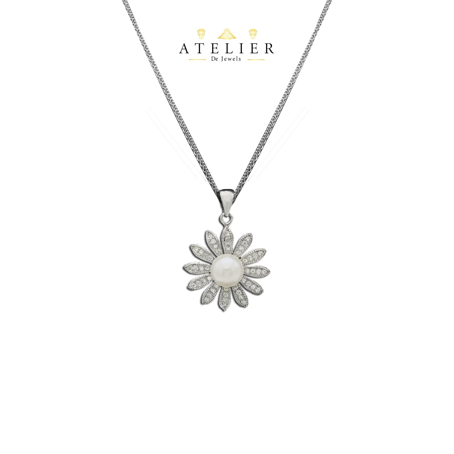 Daisy Pearl Locket