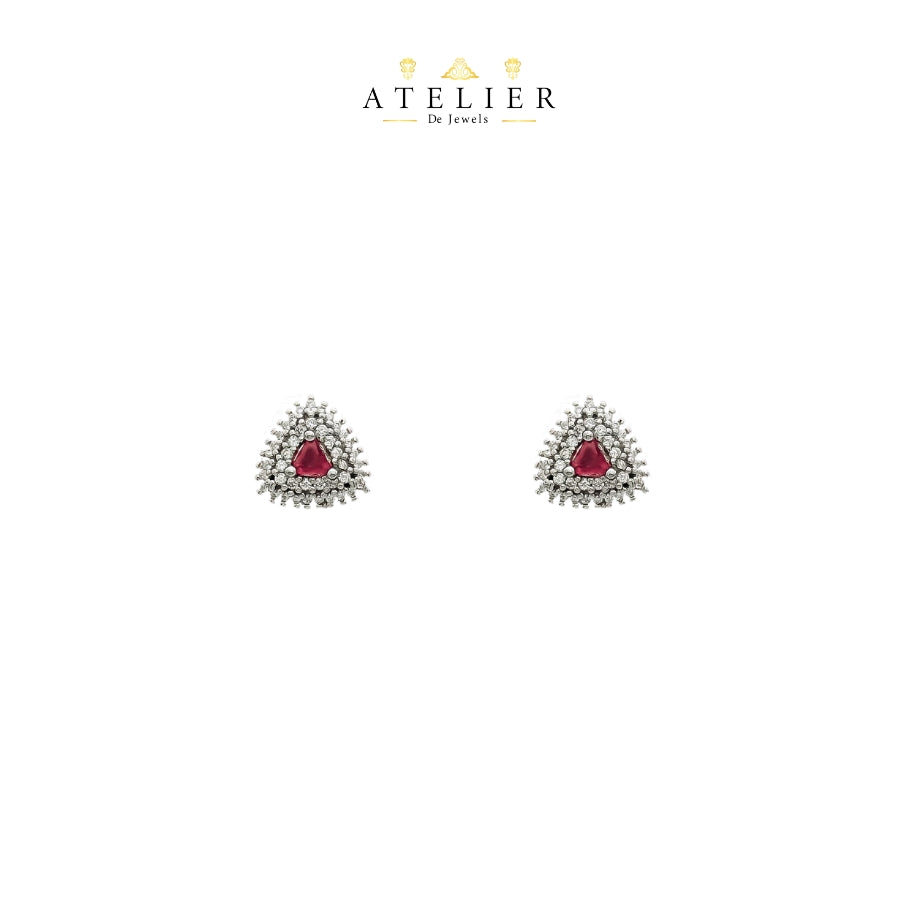Crimson Aegis Earrings
