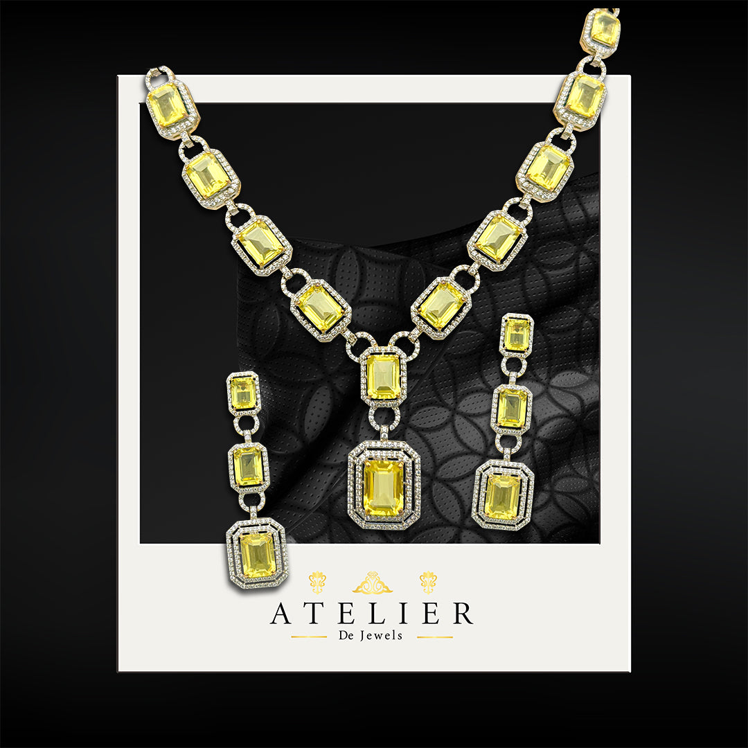 Golden Radiance Necklace Set