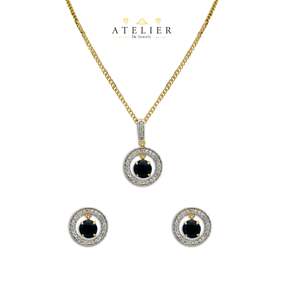 Eclipse Azure Locket Set