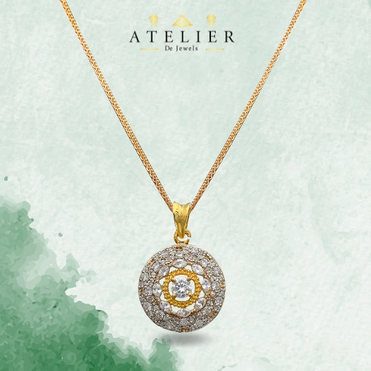 Golden Halo Locket Set