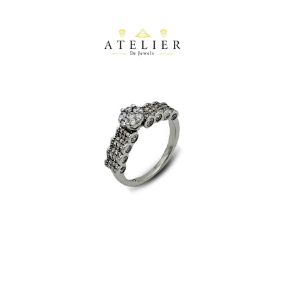 Dune Solitaire Ring