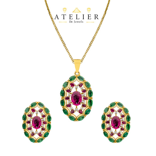 Mehraaz Locket Set