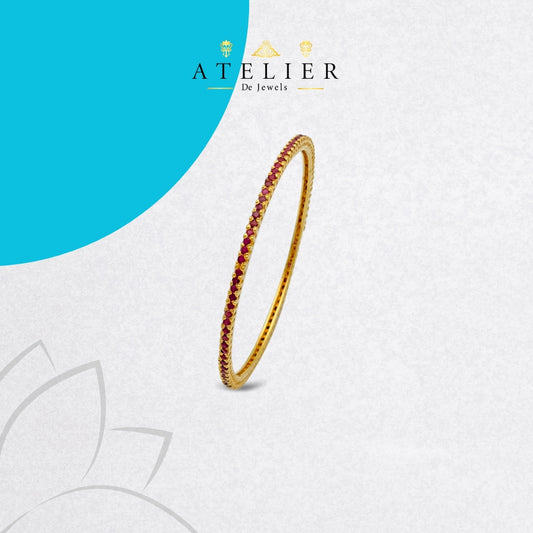 Eternity Ruby Bangle
