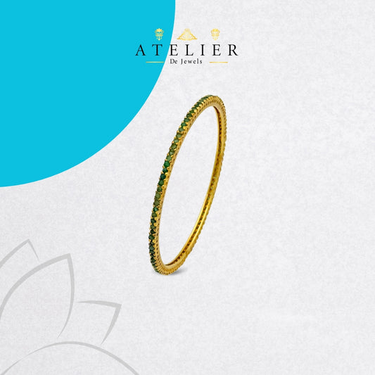 Eternity Emerald Bangle