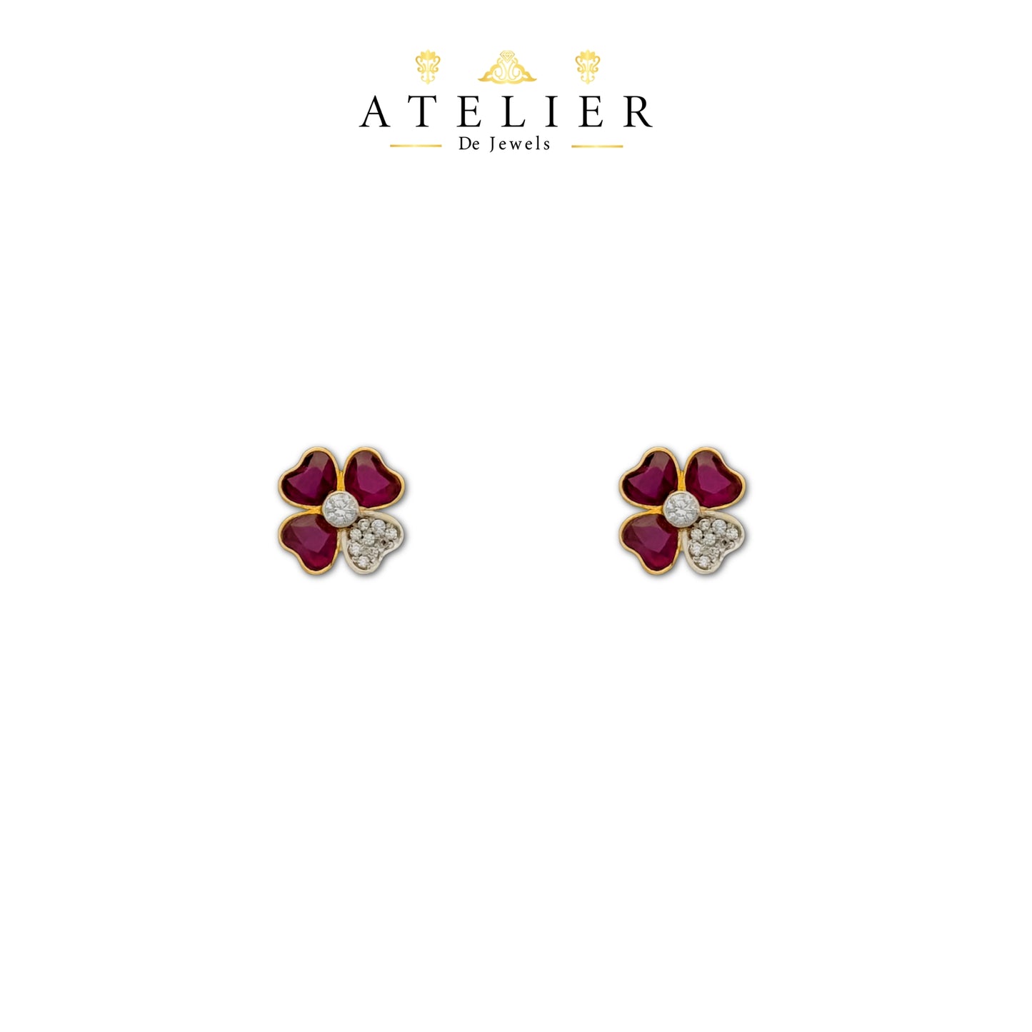 Gemrosette Earrings