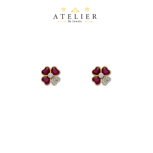 Gemrosette Earrings