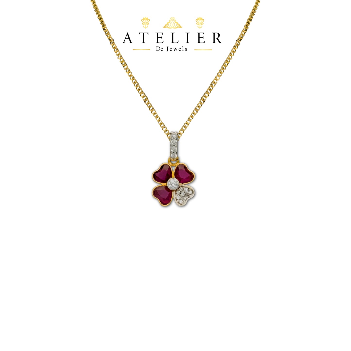 Gemrosette Locket