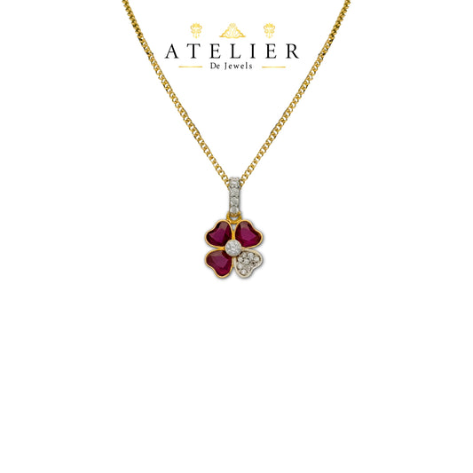 Gemrosette Locket