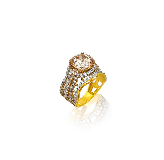 Champagne Stone RIng