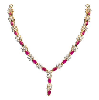 Royal Crimson Necklace Set