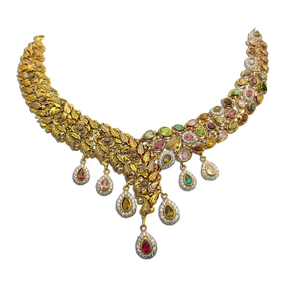 Golden Garden Necklace Set