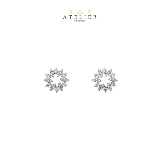 Celestine Halo Earrings