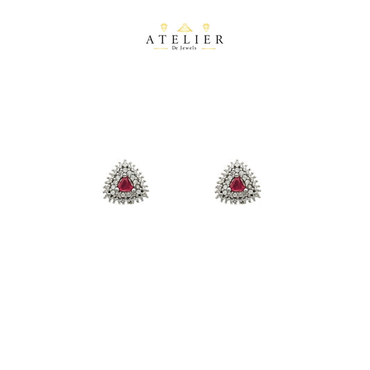 Crimson Aegis Earrings