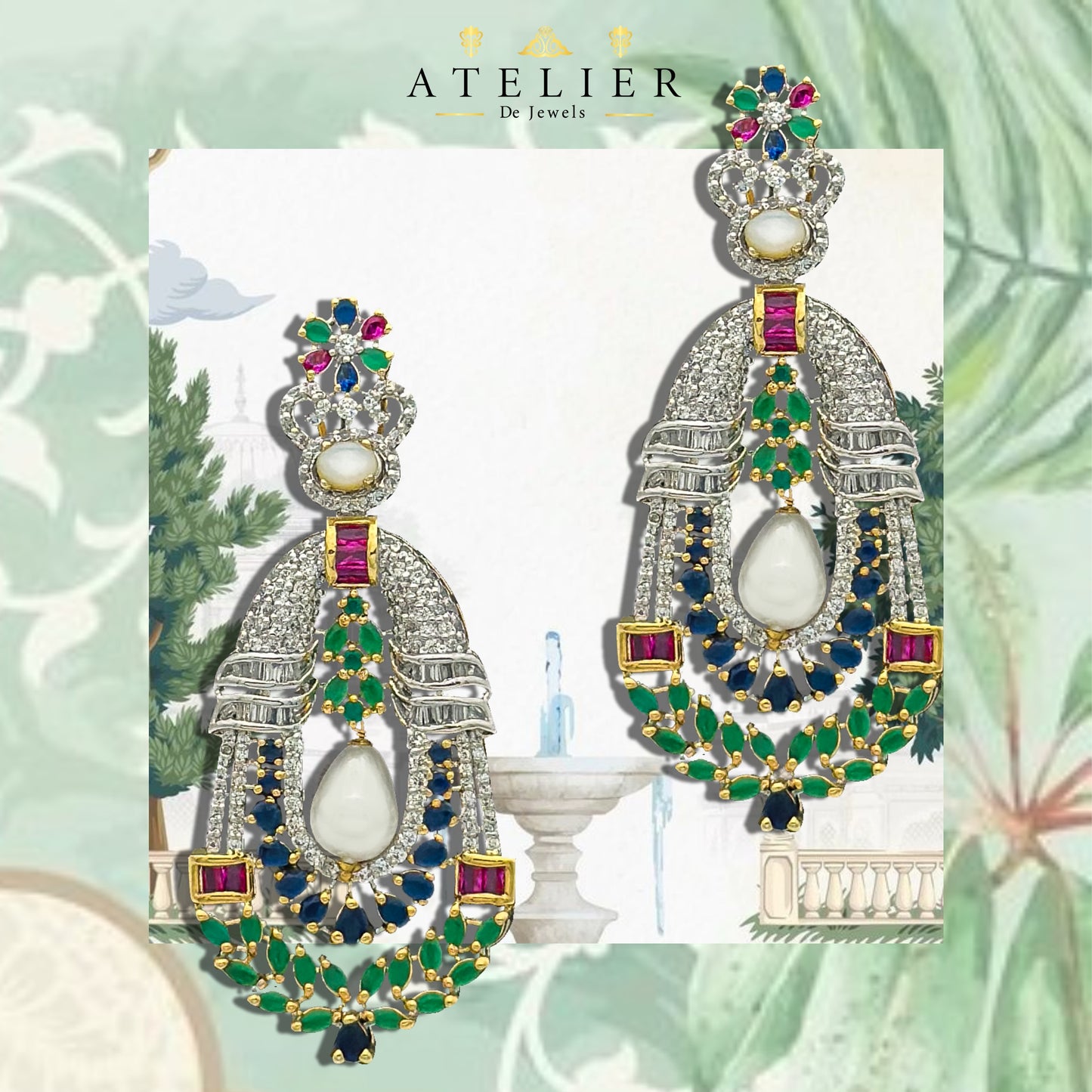 Empress Jeweled Earrings