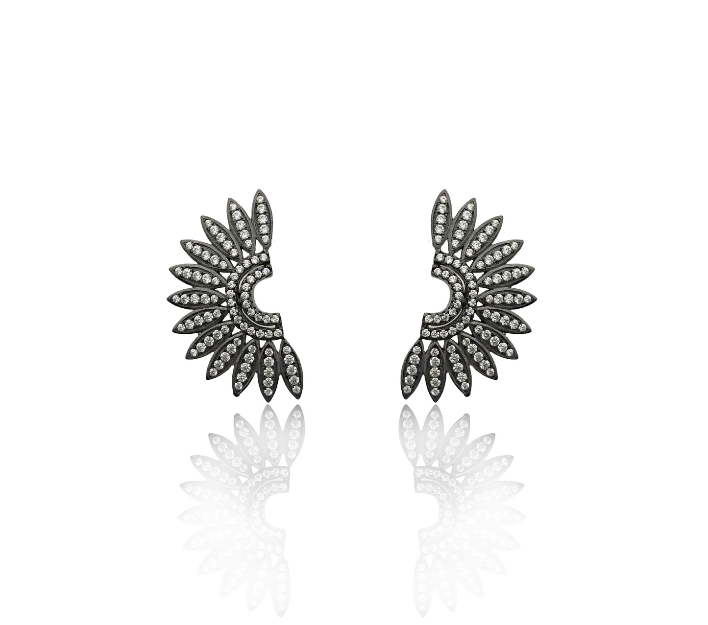 Feather Sparkle Studs