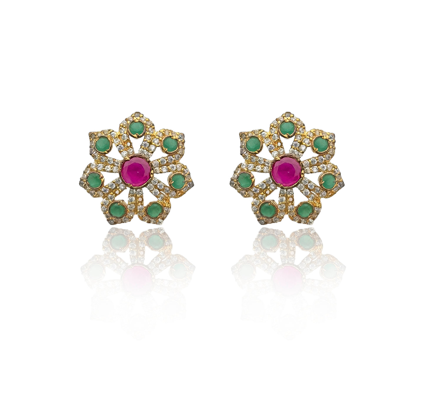 Floral Stud Earrings