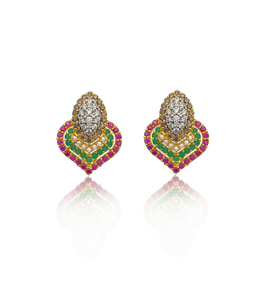 Multi-color Teardrop Earrings